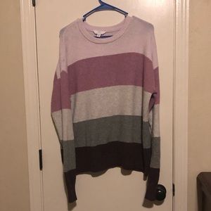 Shades of purple sweater
